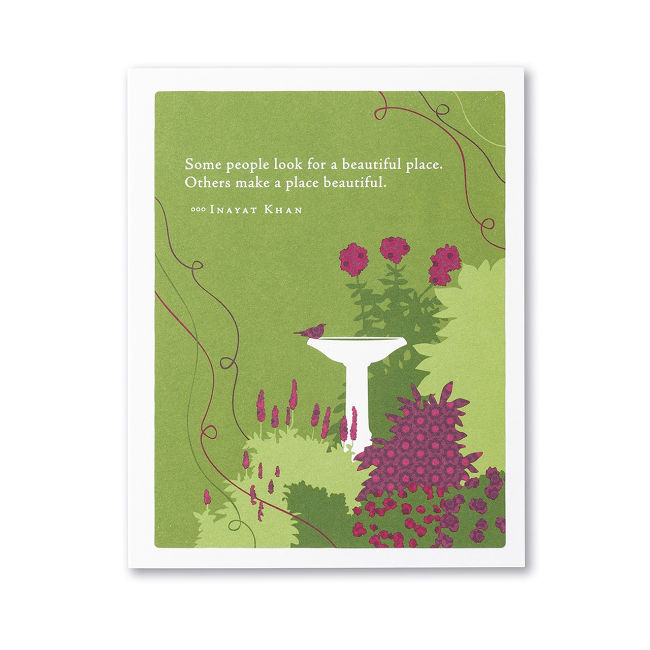 Positively Green, Greeting Card - Appreciation, Gifts, Some People Look, 91110